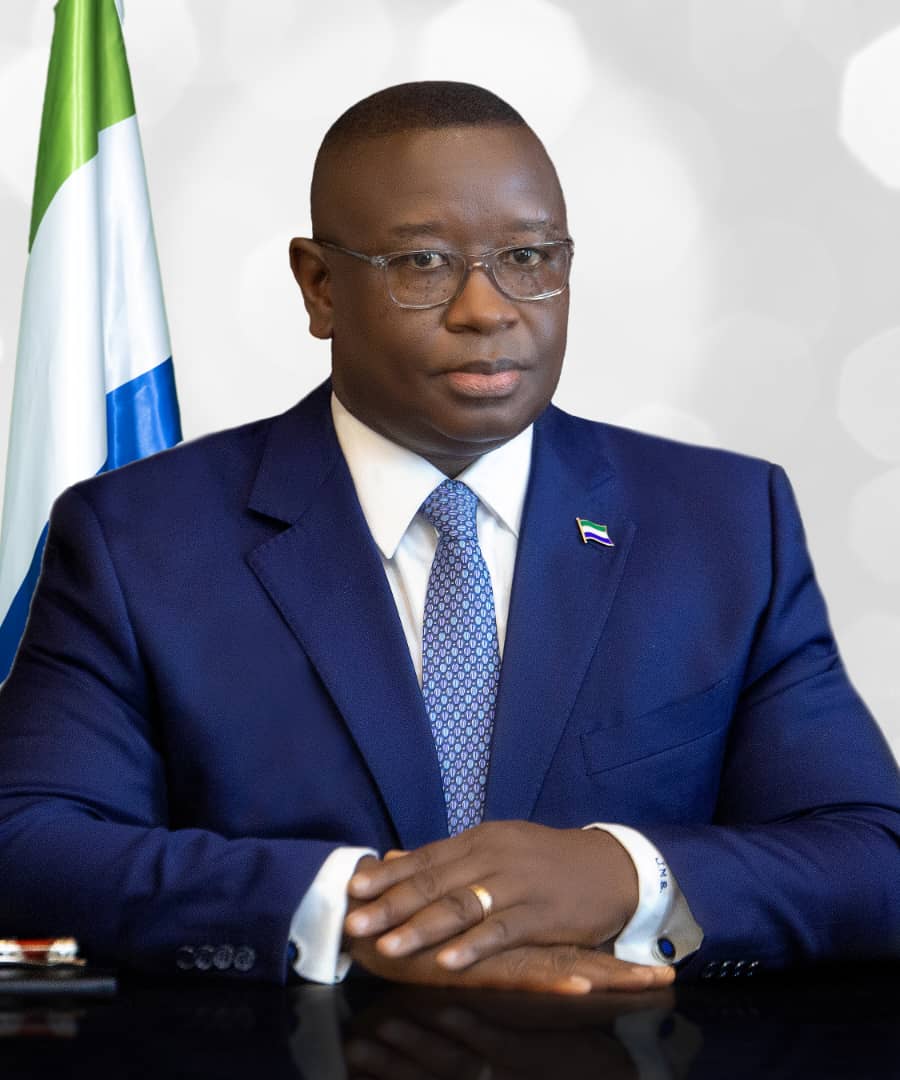 H.E. Rtd. Brigadier Dr. Julius Maada Bio β President of the Republic of Sierra Leone