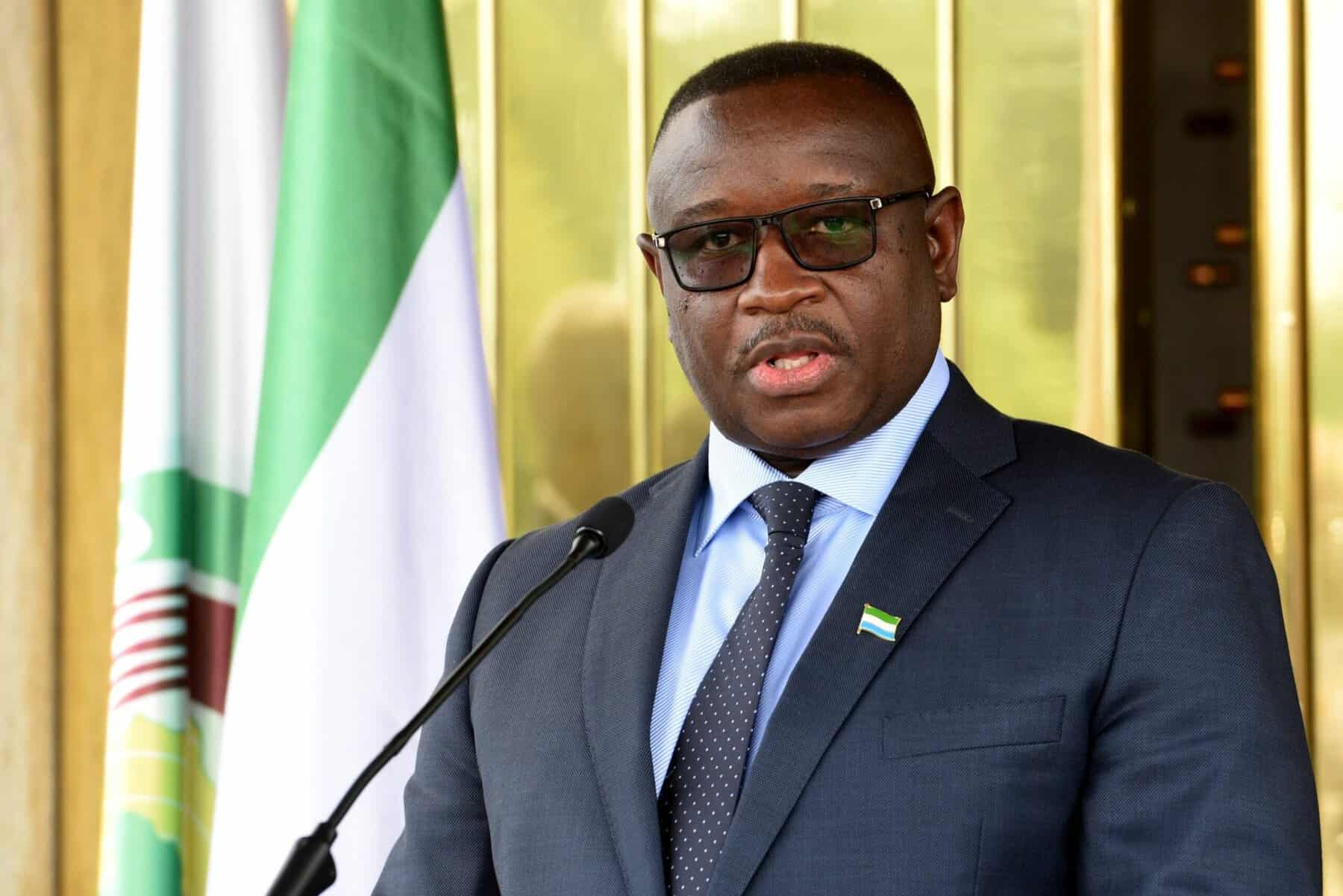 H.E. Rtd. Brigadier Dr. Julius Maada Bio β President of the Republic of Sierra Leone